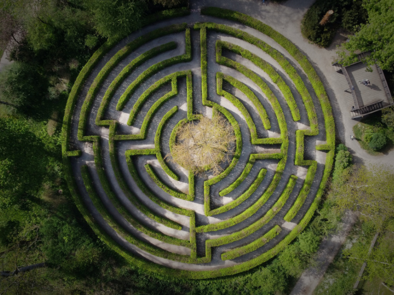 Labyrinth - a perfect place to use your intuition